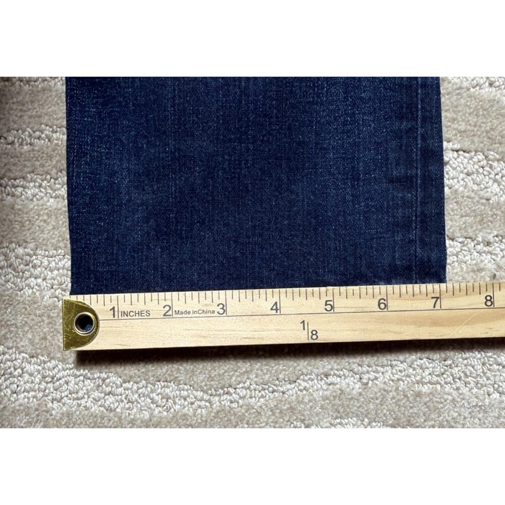 True Religion World Tour 32x32 Ultra Indigo Slim Flap Big T Mens Jeans Excellent - Picture 8 of 9